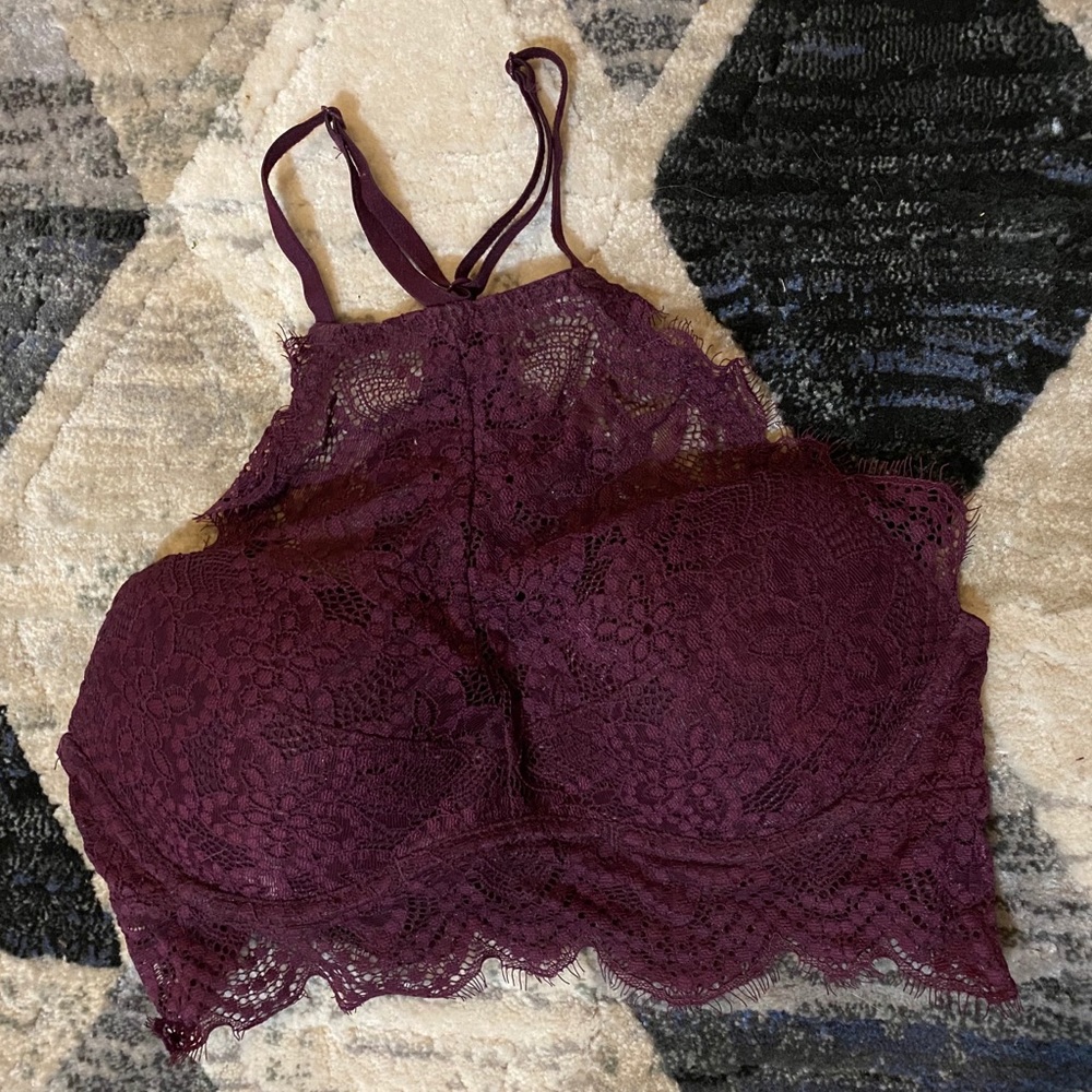 NWOT Victoria’s Secret Pink Bralette High Neck XS